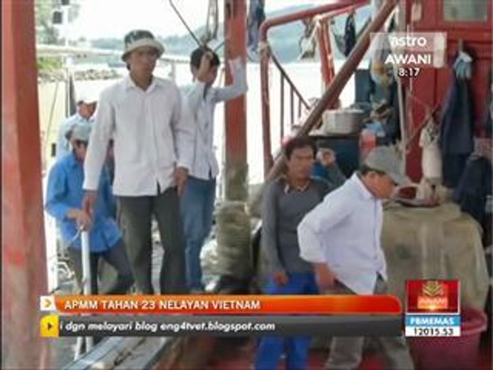 APMM tahan 23 nelayan Vietnam