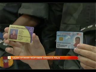 Lelaki ditahan menyamar anggota polis