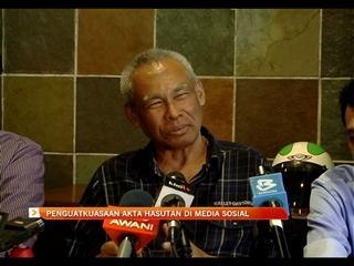 Penguatkuasaan Akta Hasutan di media sosial