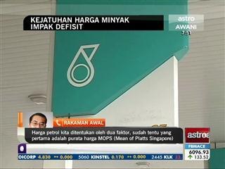 Kejatuhan harga minyak impak defisit