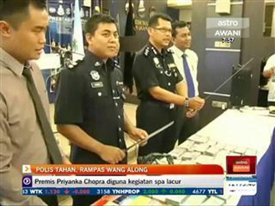 Polis tahan Along dan rampas wang tunai