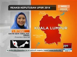 Keputusan UPSR 2014: Reaksi Presiden MIMBAR