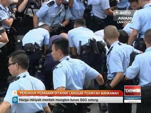Penunjuk perasaan ditahan langgar perintah mahkamah