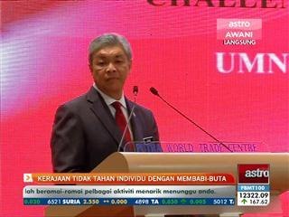 Kerajaan tidak tahan individu dengan membabi-buta