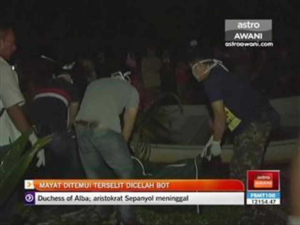 Mayat ditemui terselit dicelah bot