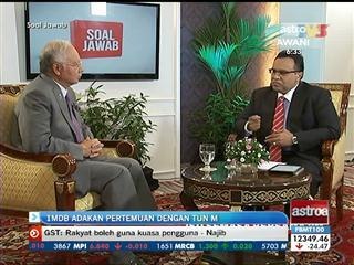 1MDB adakan pertemuan dengan Tun Mahathir