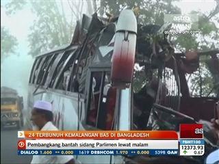 24 terbunuh kemalangan bas di Bangladesh
