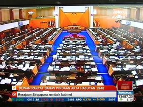 Dewan Rakyat bahas pindaan Akta Hasutan 1948