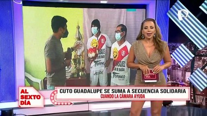 El “Cuto” Guadalupe ayuda a los hermanos “Patadita”