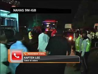 Nahas helikopter: Saksi di udara