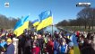 Gathering in US capital in support of Ukraine