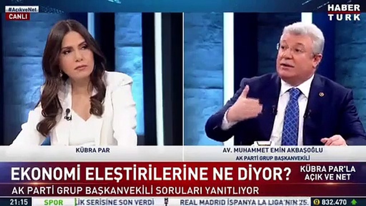 AKP'li Akbaşoğlu: Fransa’da 150 Euroya dolan poşet şimdi 750 Euro'ya doluyor; yüzde 6-7 oranında enflasyon var