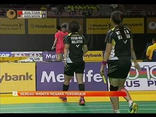 Beregu wanita negara tersingkir