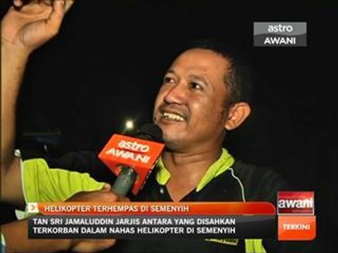 Helikopter terhempas: Saksi di lokasi nahas