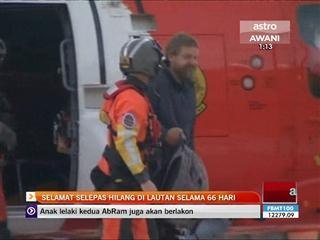 Selamat selepas hilang di lautan selama 66 hari
