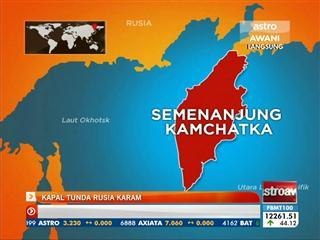 Kapal tunda Rusia karam