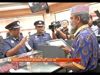 Malaysia mula laksana GST hari ini