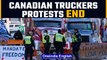 Canada trucker protests: Police clear Parliament street in bid to end siege | Oneindia News