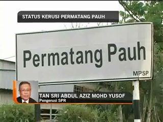 Status kerusi Permatang Pauh