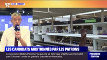 Les candidats auditionnés par les patrons ce lundi