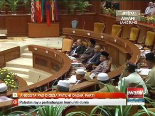 Anggota PAS digesa patuhi dasar parti