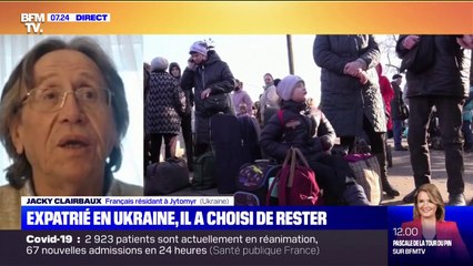 Crise ukrainienne: ce Français expatrié estime que ce serait "lâche" de sa part de "quitter ce pays qui [l'a] très bien accueilli"