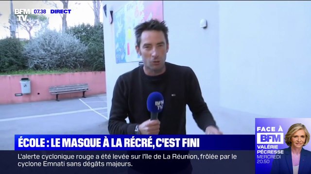 Covid-19: à l'école, le port du masque n'est plus obligatoire dans la cour de récréation