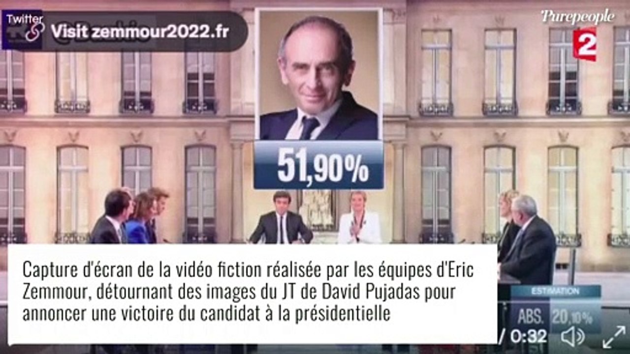 David Pujadas en colère contre Eric Zemmour, candidat à la présidentielle : il l'interpelle
