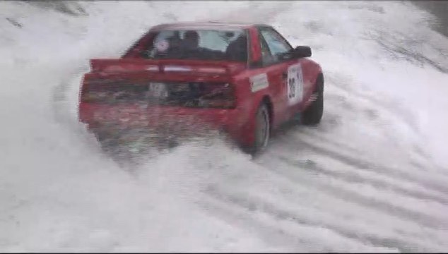 TOYOTA MR 2 rallye neige et glace _ lulu du jura