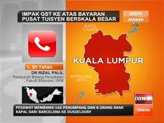GST perkhidmatan pendidikan