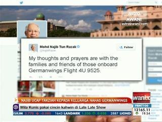 Najib ucap takziah kepada keluarga nahas Germanwings