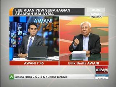 Lee Kuan Yew sebahagian sejarah Malaysia