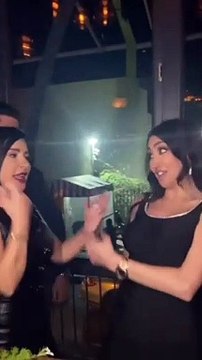 ماغي بو غصن تحتفل بعيد ميلاد جيسي عبدو