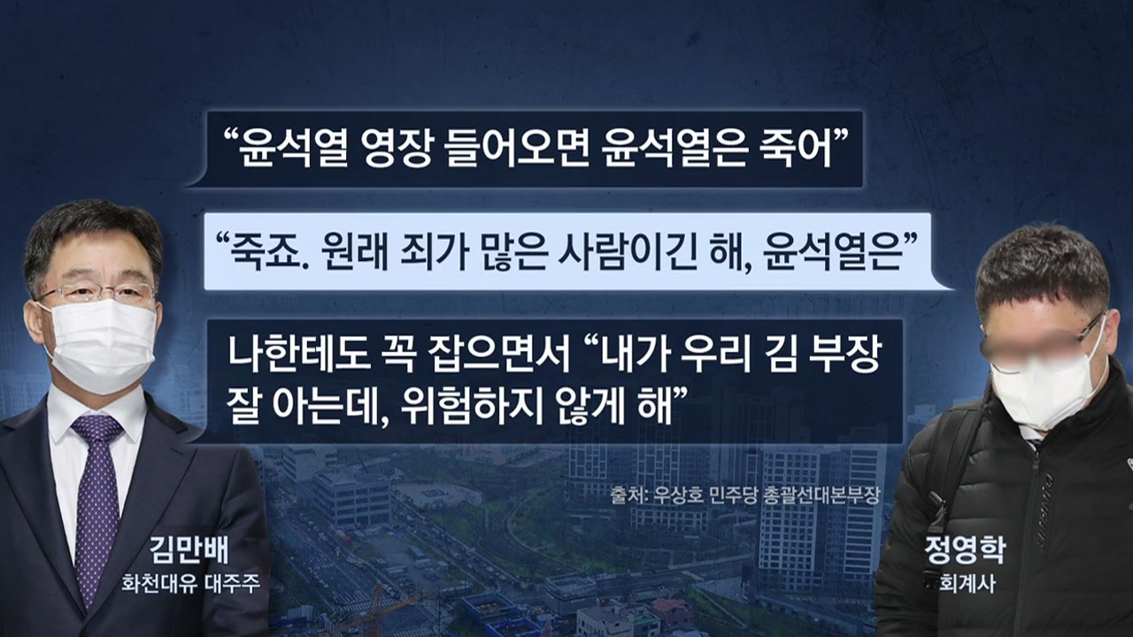 [뉴스큐] 대장동 '그분' 의혹 재점화...'옆집 의혹' 공방 계속 / YTN