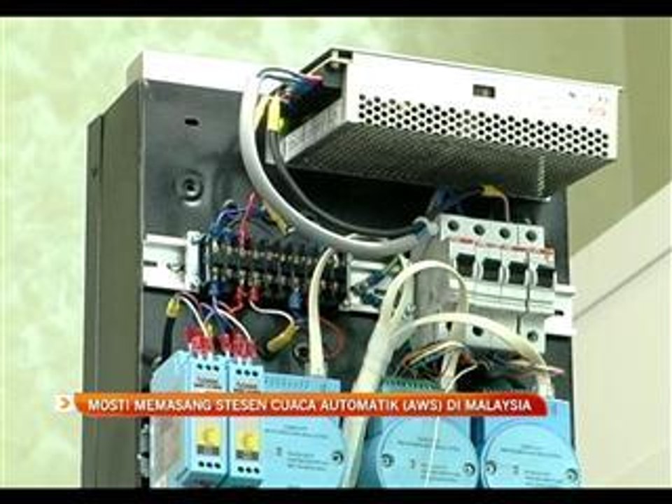 MOSTI memasang stesen cuaca automatik (AWS) di Malaysia