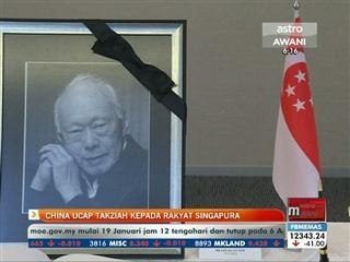 China ucap takziah kepada rakyat Singapura