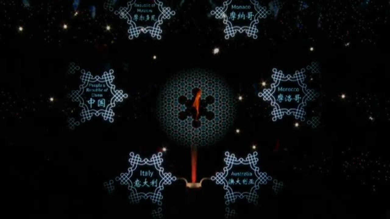 China clausura los Juegos Olímpicos de Invierno con un espectáculo de luz
