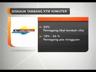 Tambang komuter naik mulai 1 Mei