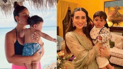 Kareena के बेटे जहांगीर के बर्थडे पर मासी Karishma Kapoor और मम्मी ने Share कीं खूबसूरत Photos