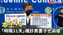 本土+4  「時隔31天」確診男妻子也染疫