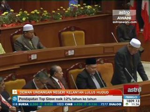 Dewan Undangan Negeri Kelantan lulus hudud
