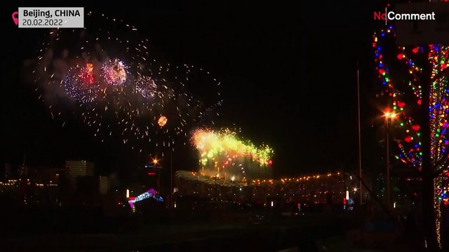 تصاویری از مراسم پایانی بازی‌های المپیک زمستانی پکن