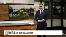 Ulykke i RIngsted | Personbil og bus kollideret | 405 via Kaserne Parkvej | Movia | 18-02-2022 | TV2 ØST @ TV2 Danmark