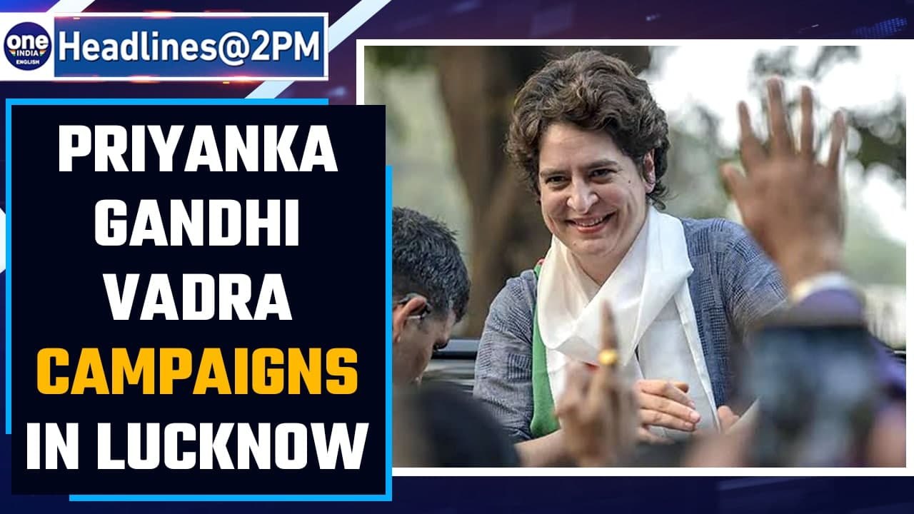 UP Assembly Elections: Priyanka Gandhi Vadra campaigns in Lucknow's Chinhat area | Oneindia News