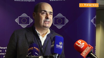 Zingaretti a Bruxelles "Più poteri per Roma"