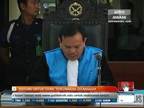 Rayuan untuk Chan, Sukumaran ditangguh