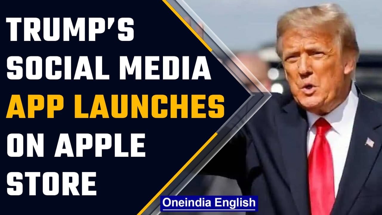 Donald Trump’s social media app launches on Apple Store |Oneindia News