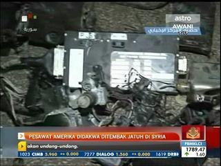 Pesawat Amerika didakwa ditembak jatuh di Syria
