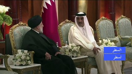 الرئيس الايراني في الدوحة في أول زيارة لدولة خليجية