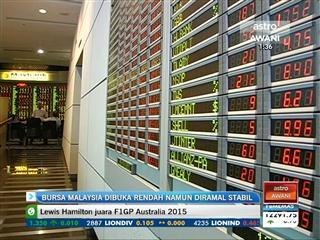 Bursa Malaysia dibuka rendah namun diramal stabil